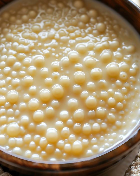 Slow Cooker Tapioca Pudding