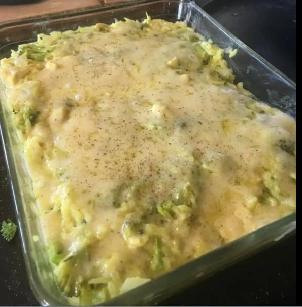 Broccoli Rice Chicken and Cheese Casserole Recipe