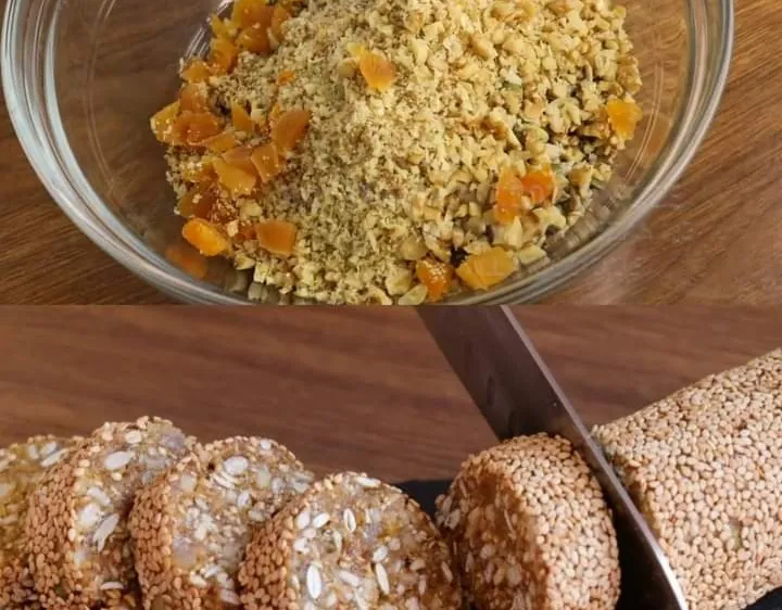 No-Bake Seed & Nut Energy Bars with Dates and Apricots