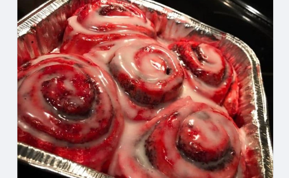 Red Velvet Cinnamon Rolls