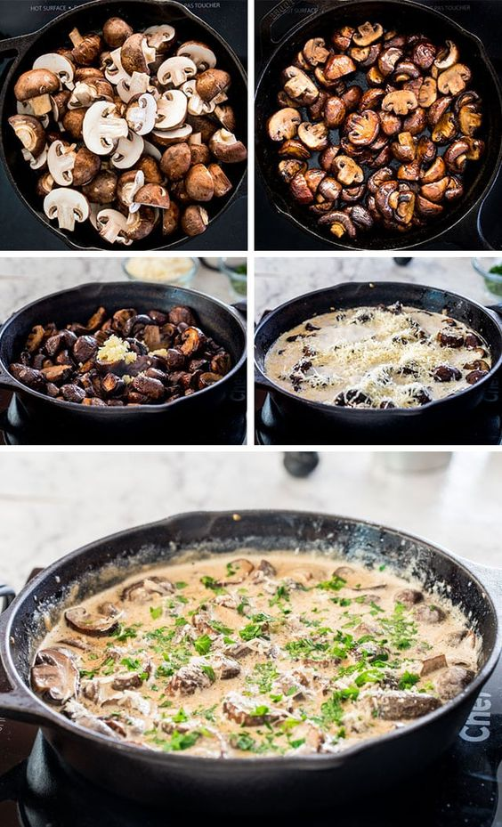 Garlic Mushrooms in Parmesan Cheese: A Culinary Journey of Rich, Savory Flavors