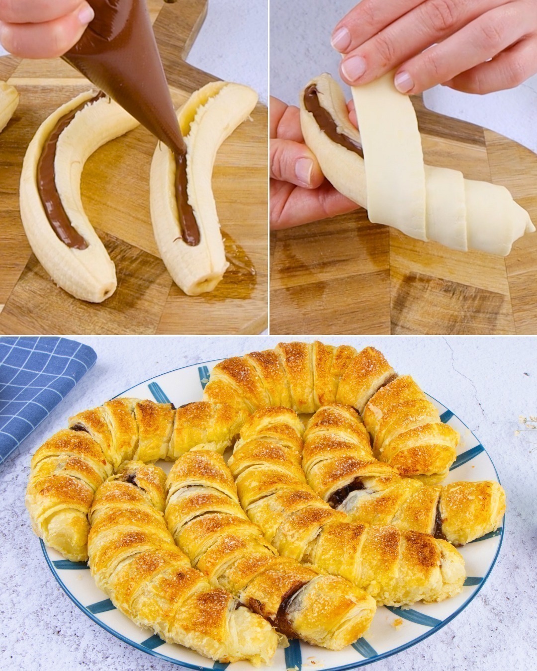 Chocolate Banana in Puff Pastry: You’ve Never Tried Such an Easy and Delicious Snack!