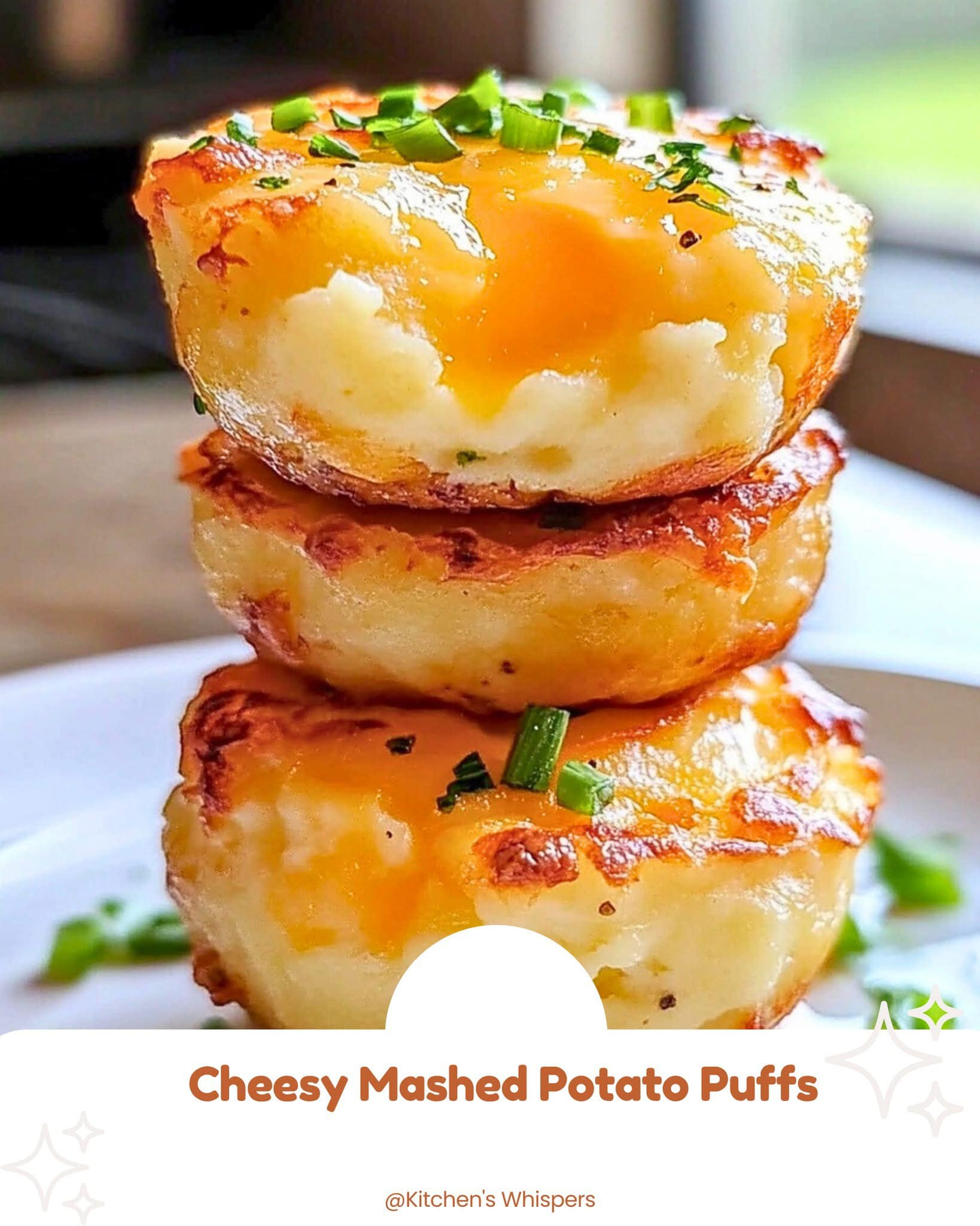 Cheesy Mashed Potato Puffs