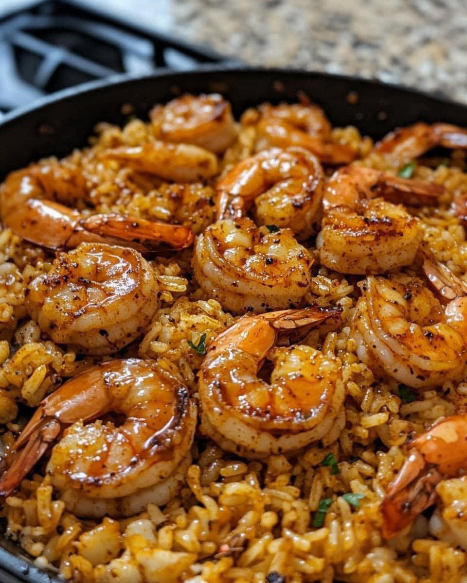 Cajun Shrimp and Rice Skillet