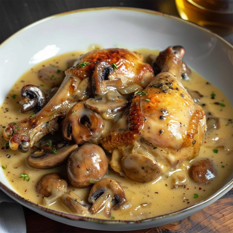 Chicken with Port and Mushrooms