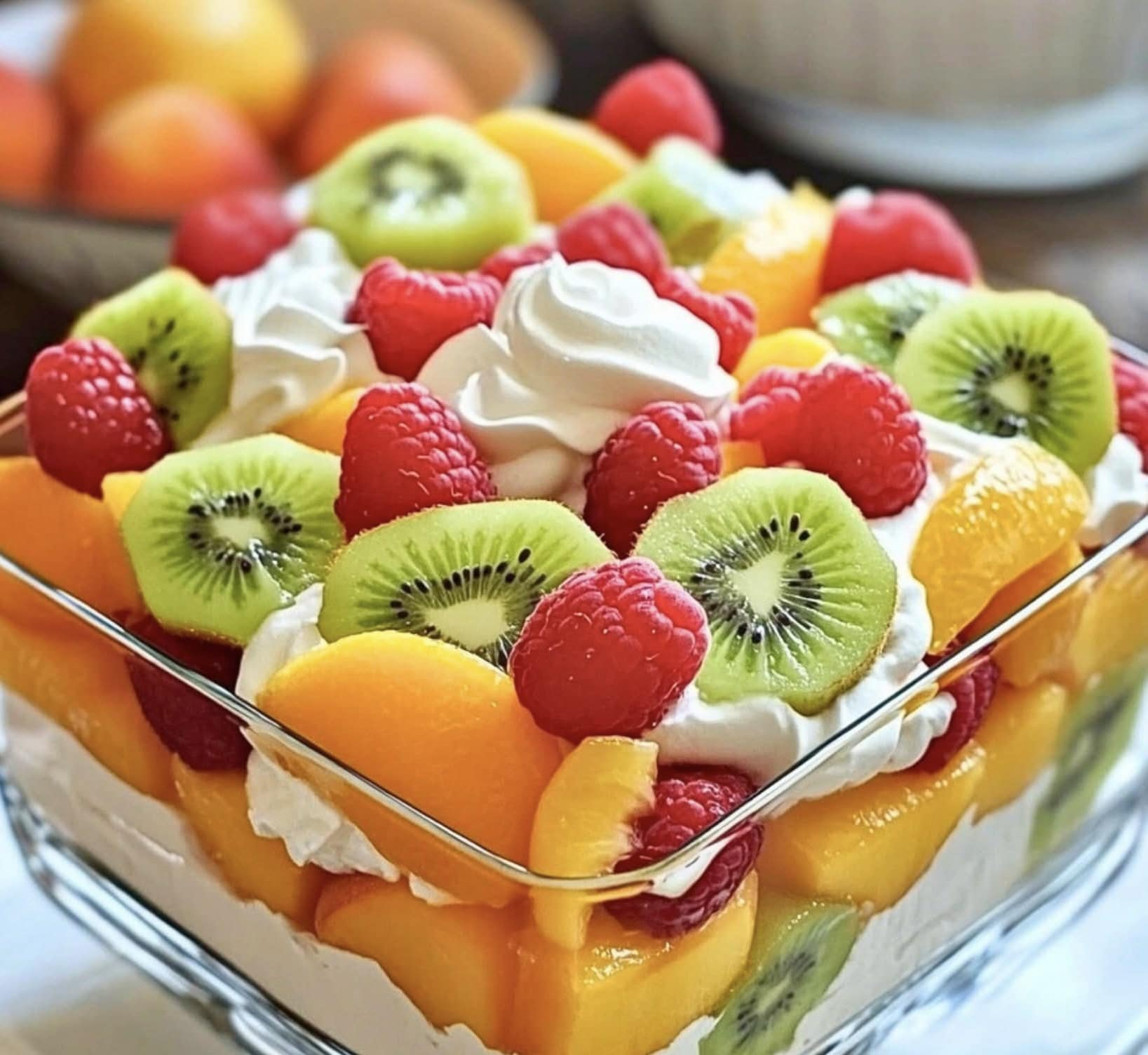 Vibrant Fresh Fruit Trifle