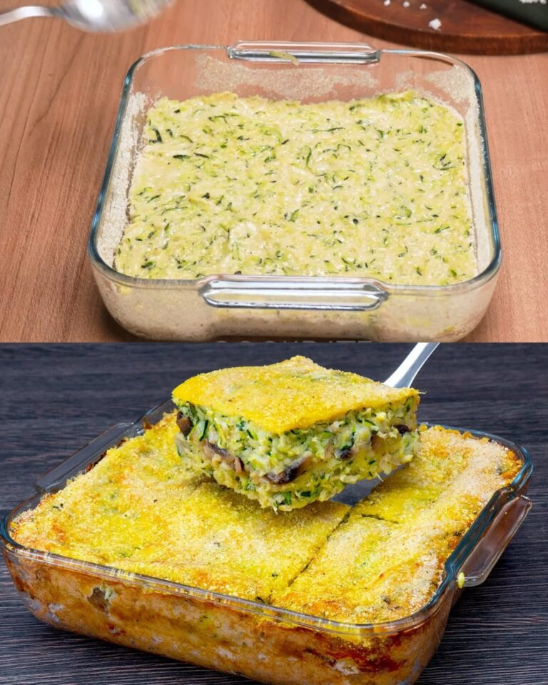 Just grate the zucchini and potatoes! Nobody knows this delicious recipe!