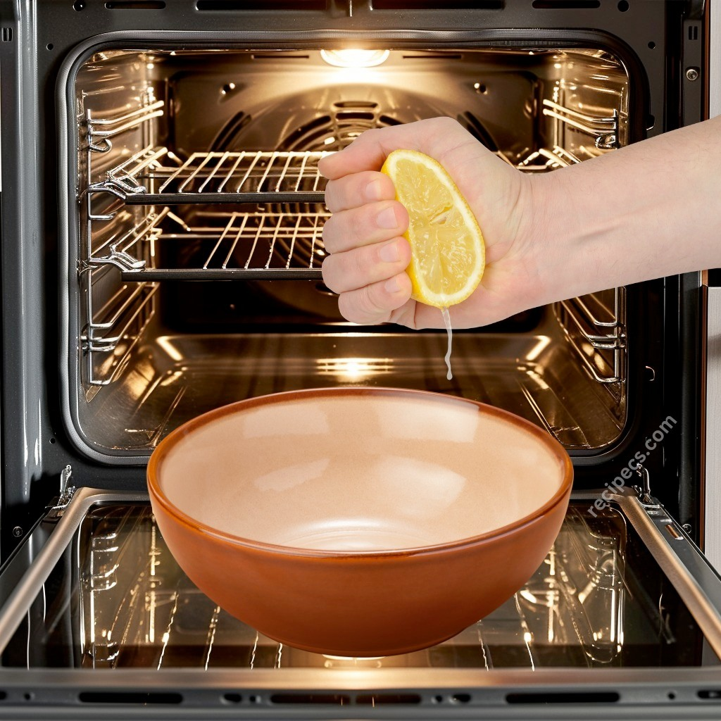 The magic trick to cleaning the entire oven with the bowl method: it will sparkle with cleanliness