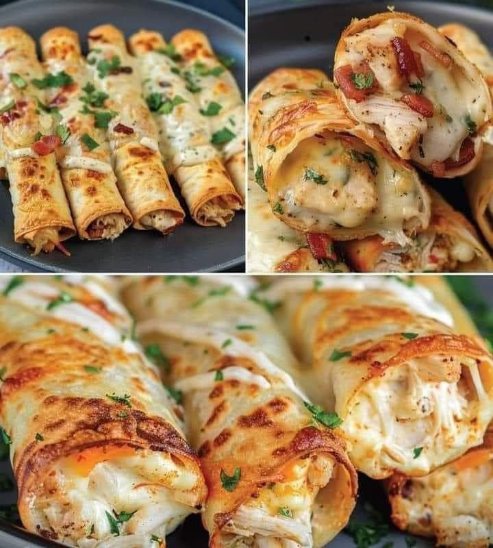 Chicken Bacon Ranch Roll-Ups Recipe