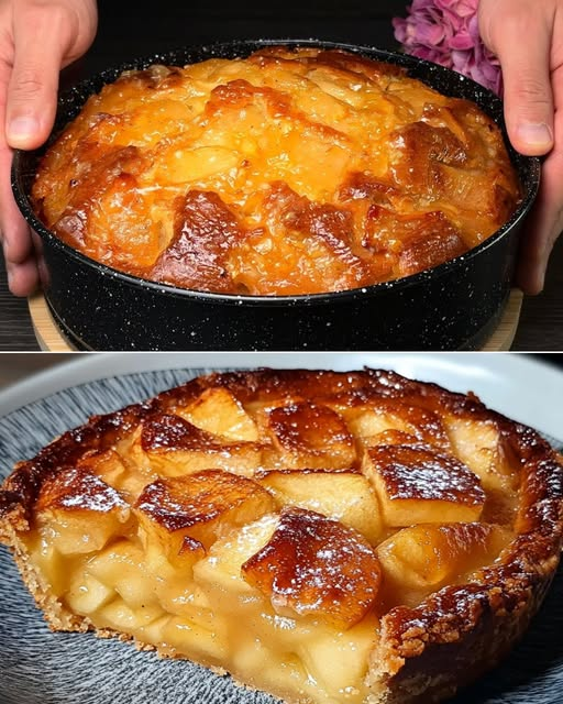 Easy Upside-Down Apple Cake (French-Style Gâteau aux Pommes)