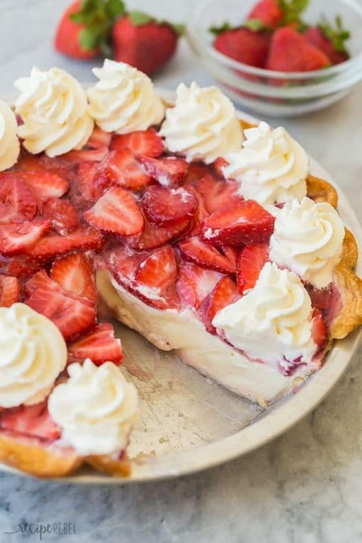 Strawberry Cream Cheese Icebox Cake!!!