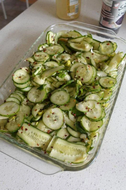 Vegan Cucumbers With A Bang