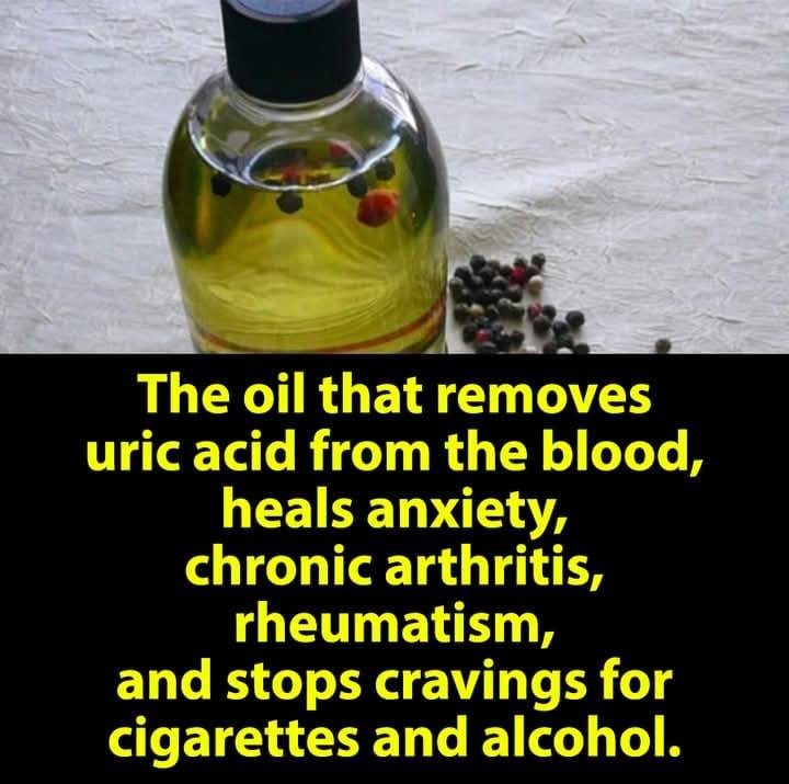 Natural Oil for Uric Acid, Inflammation, and Cravings