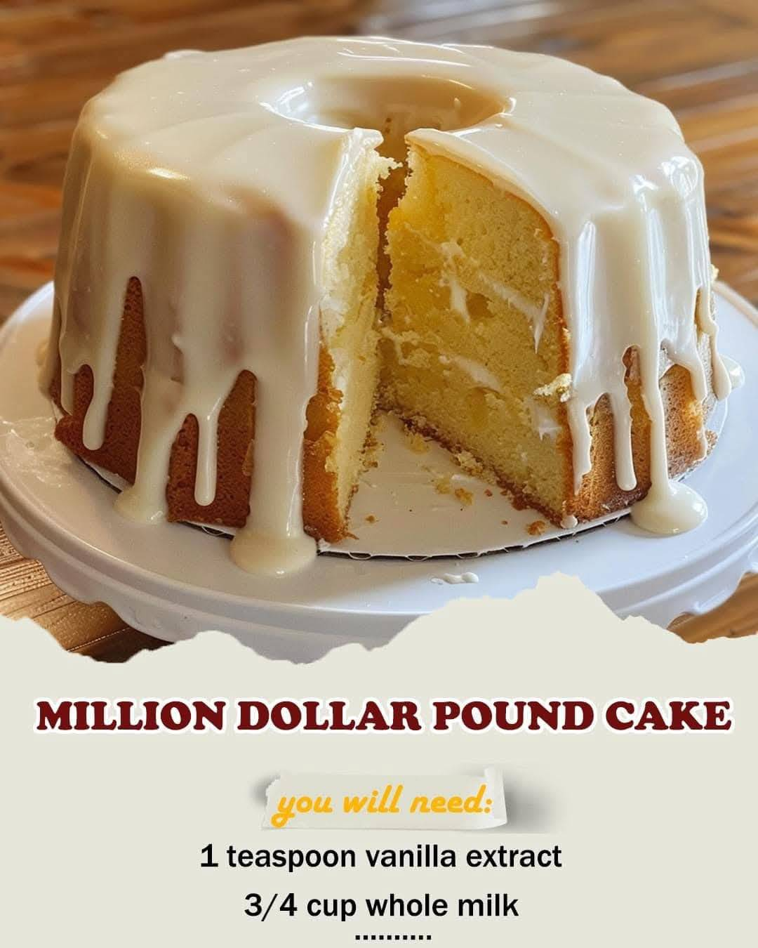 Million Dollar Pound Cake