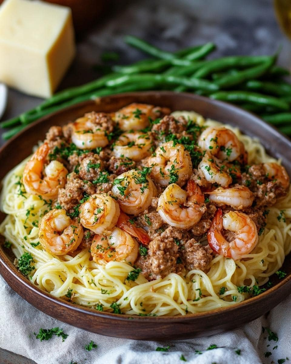 Garlic Butter Shrimp Pasta